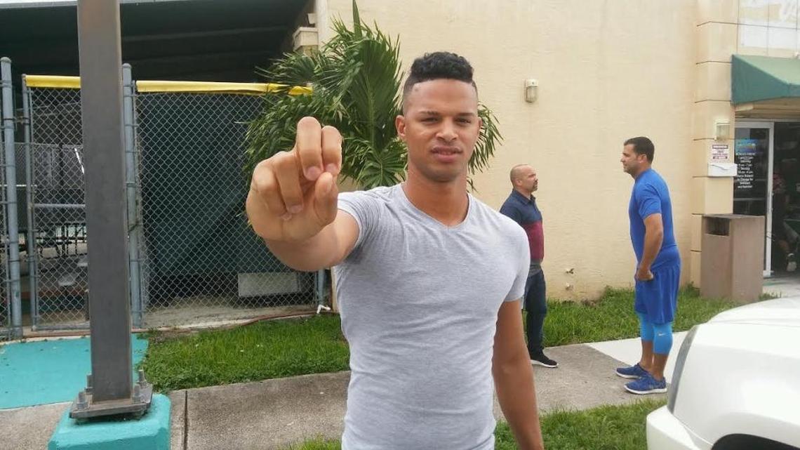 VLADIMIR GUTIERREZ es la nueva promesa del pitcheo cubano, que acaba de firmar un pacto con los Rojos. Foto tomada el 31 de agosto del 2016.