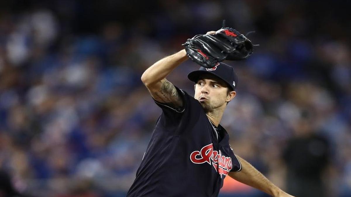 Ryan Merritt, en acción el miércoles, respondió con los Indios contra los Azulejos.