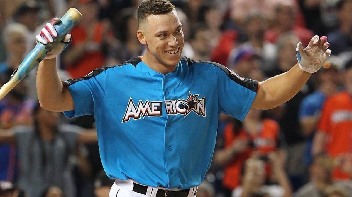 Aaron Judge, de los Yankees de Nueva York, cumplió una actuación impresionante y ganó el Derby de Jonrones T-Mobile, en el Marlins Park en Miami, la noche del lunes 10 de julio del 2017.