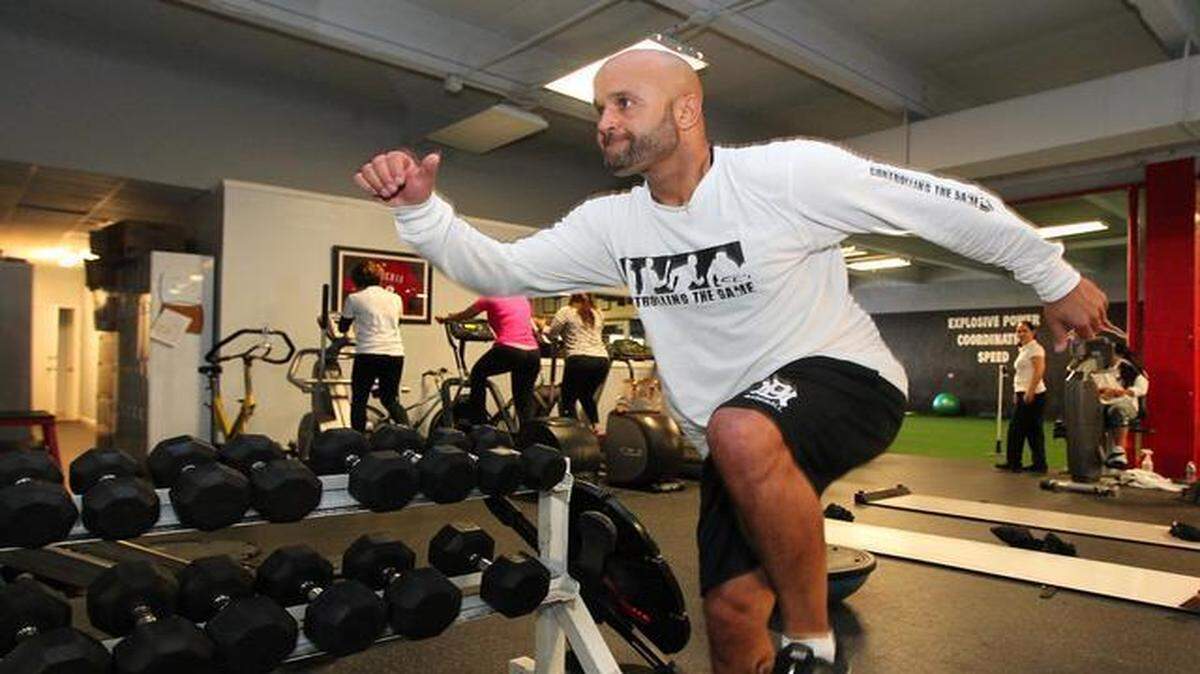 
PLáCIDO POLANCO durante un entrenamiento en el gimnasio Elite Athletes Performance en Miami el 30 de enero del 2015.
