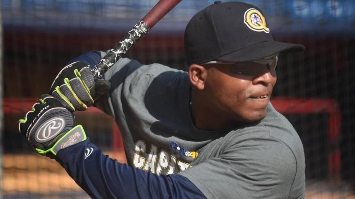 ALEXEI BELL cuando jugaba para los Capitales de Quebec en la Liga Can-Am.