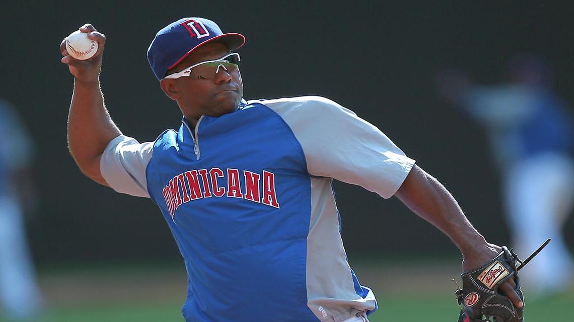 MIGUEL TEJADA entrena como parte del equipo dominicano en el segundo WBC el 16 de marzo del 2013.