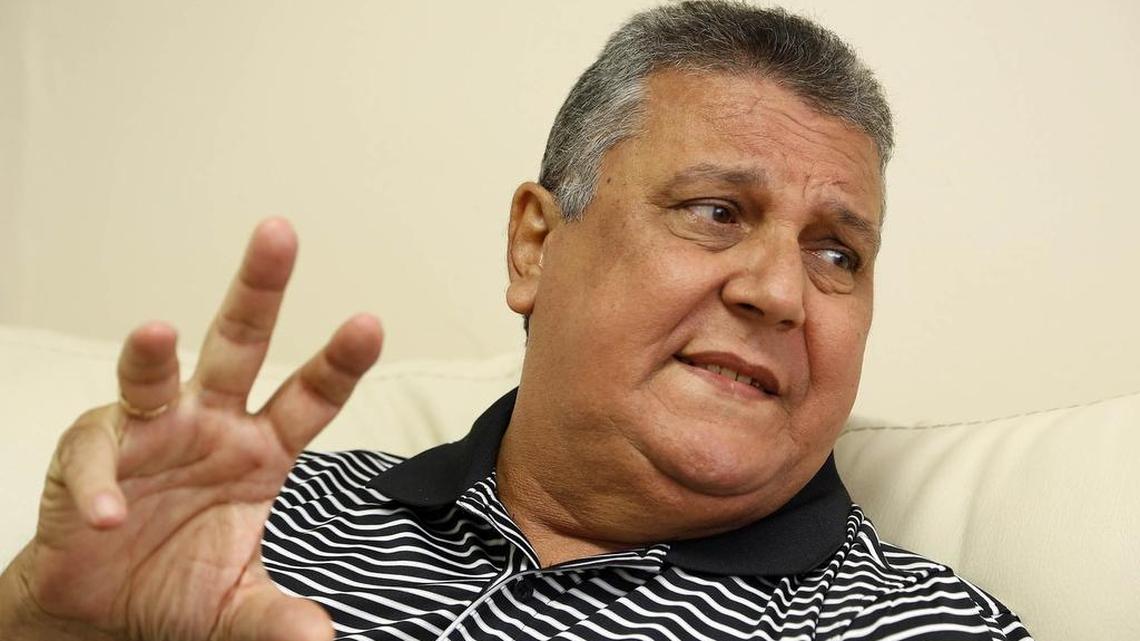 
JUAN CASTRO, uno de los mejores peloteros cubanos en Series Nacionales de todos los tiempos, en Miami el 20 de agosto.
