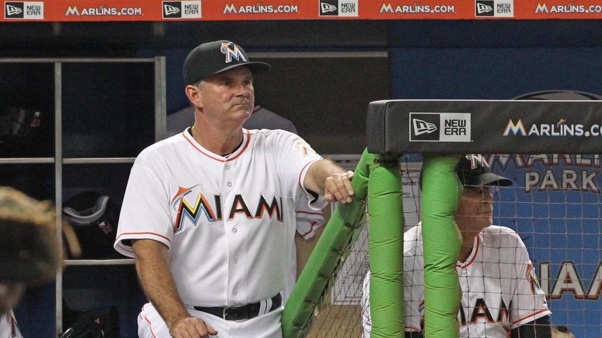 DAN JENNINGS durante un partido contra Arizona en Miami el 18 de mayo.