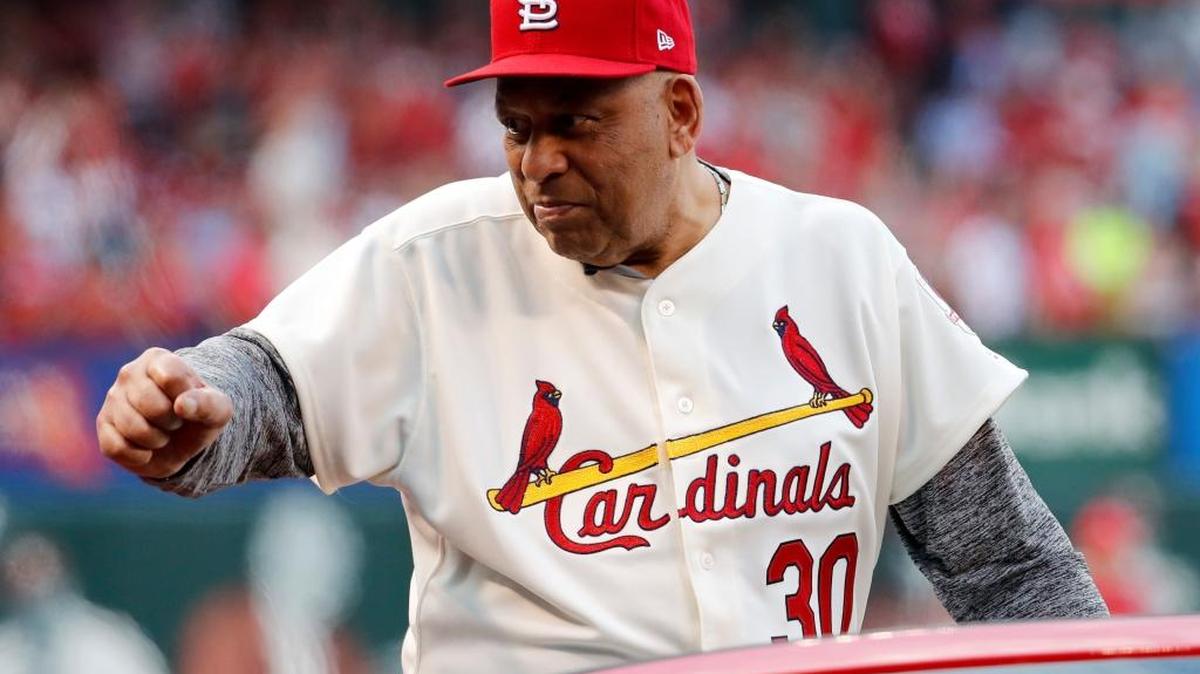 ORLANDO CEPEDA durante una ceremonia en San Luis el 17 de mayo del 2017.
