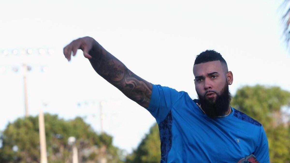 EL LANZADOR Yoanys Quiala, jugador de ligas menores, en el Tropical Park el martes, 24 de enero del 2018.