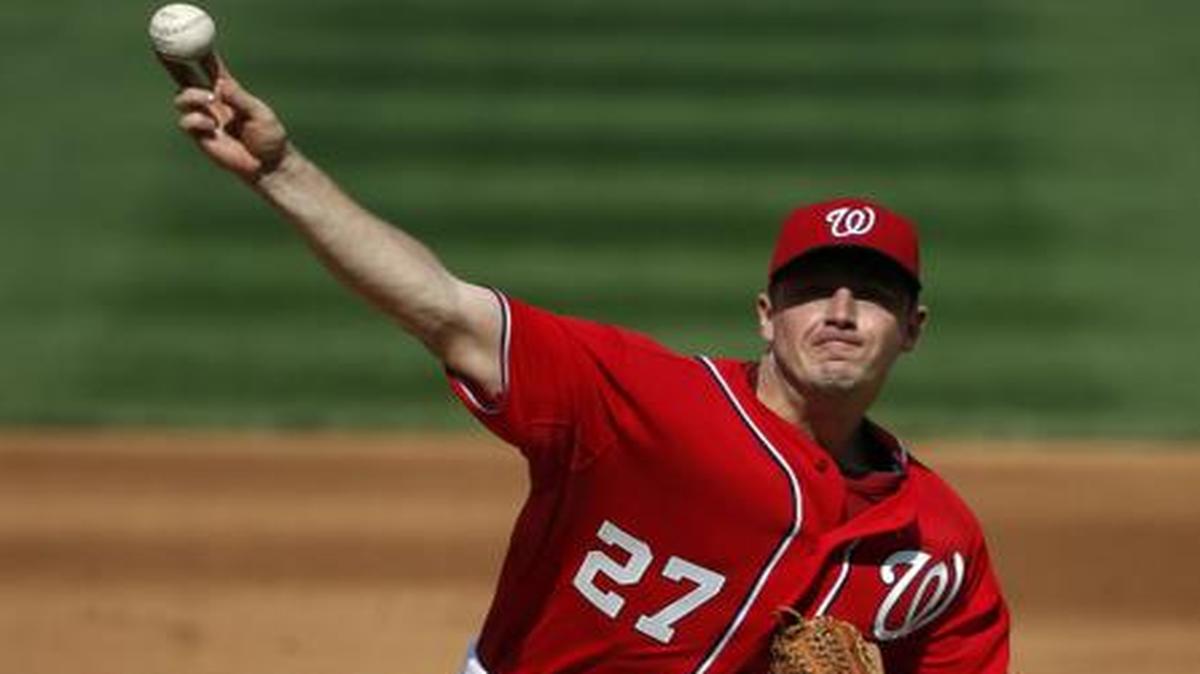 
JORDAN ZIMMERMANN rumbo a completar el cero hit cero carrera ante los Marlins.
