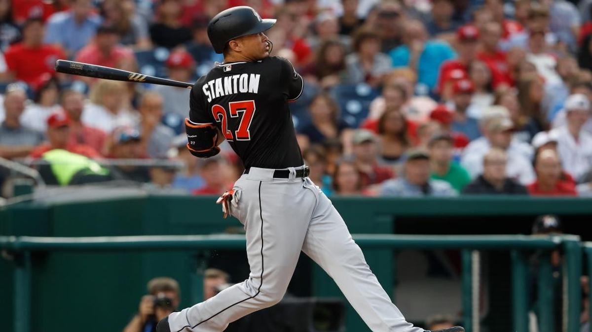 Giancarlo Stanton disparó seis vuelacercas en la gira de los Marlins por Atanta y Washington, 13 desde la pausa del Juego de las Estrellas y 18 en sus últimos 30 juegos, la mayor cantidad en ese lapso en la historia de la franquicia sudfloridana.