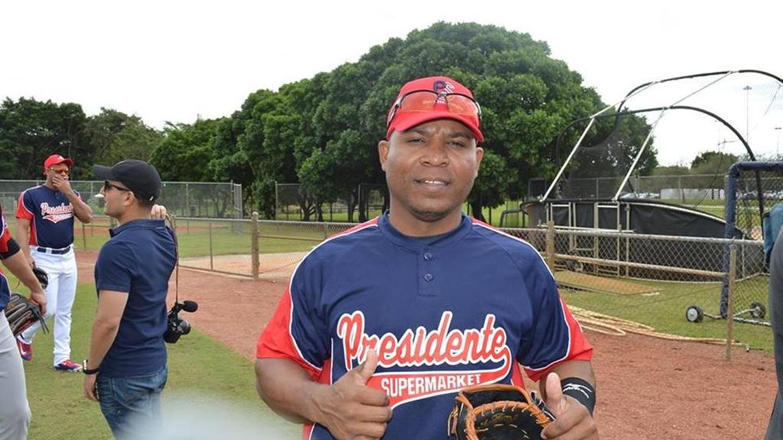 ALEXEI BELL durante el juego de estrellas cubanas el 15 de enero en el terreno de la FIU