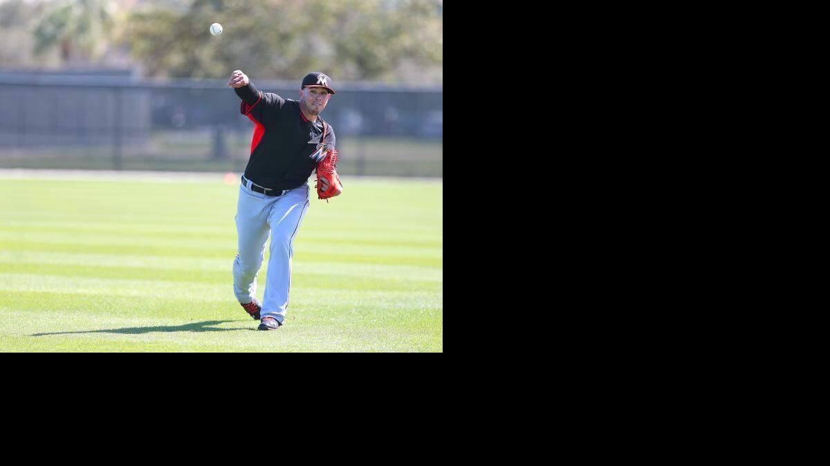 
José Fernández tira durante el entrenamiento de primavera de los Marlins el 20 de febrero en Jupiter, Florida.


