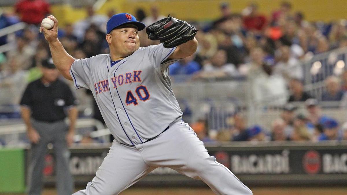 
Bartolo Colón cumplió una gran actuación con los Mets contra los Marlins, el lunes 3 de agosto del 2015.
