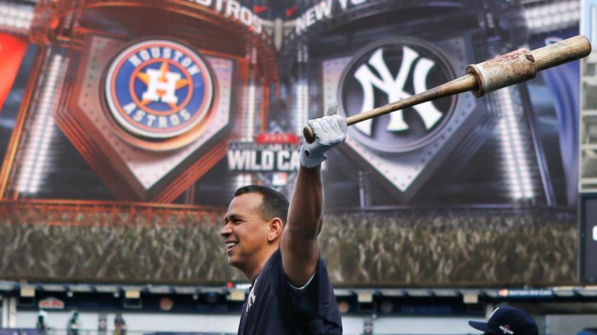 
Alex Rodríguez practica con los Yankees, el lunes en el Yankee Stadium, con miras al choque contra los Astros.

