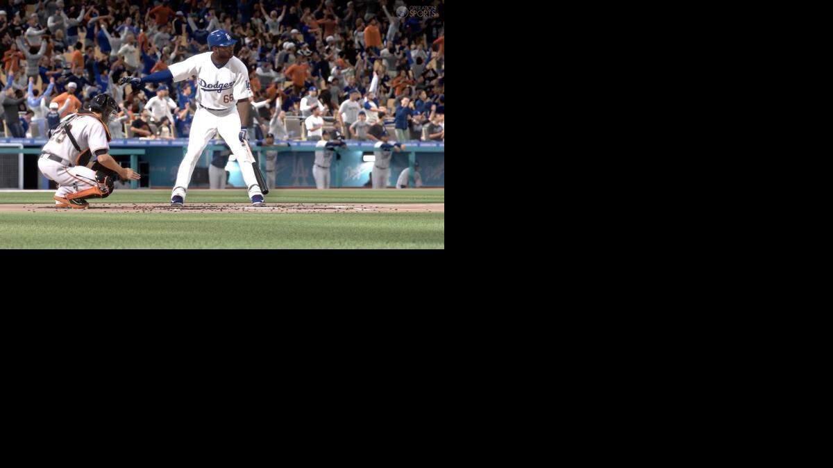 
UNA ESCENA de "MLB 15: The Show." donde aparece el cubano Yasiel Puig al bate
