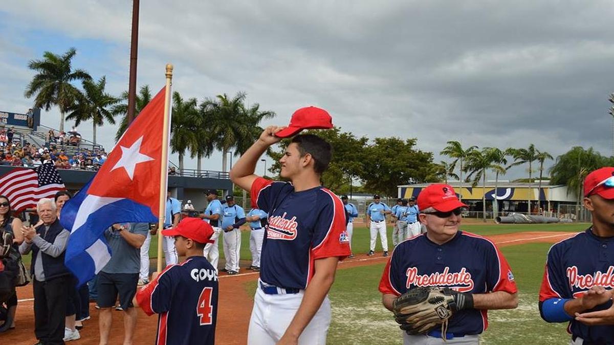FRANCO ALEMAN durante el Juego de Estrellas Cubanas celebrado en Miami el 15 de enero.