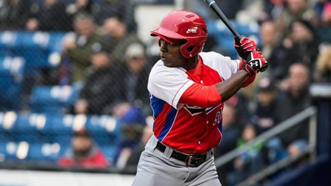 JULIO PABLO Martínez estuvo recientemente en Miami para mostrarse delante de los Marlins.