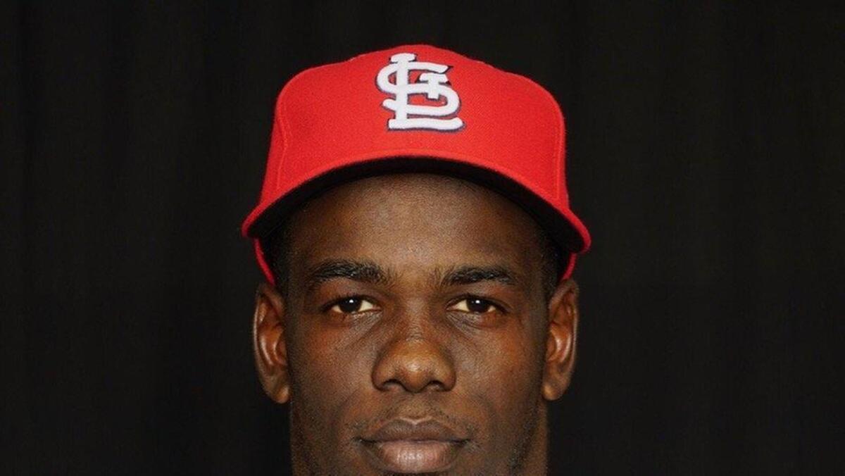 JOSE ADOLIS García asciende rápido en el sistema de los Cardenales de San Luis.