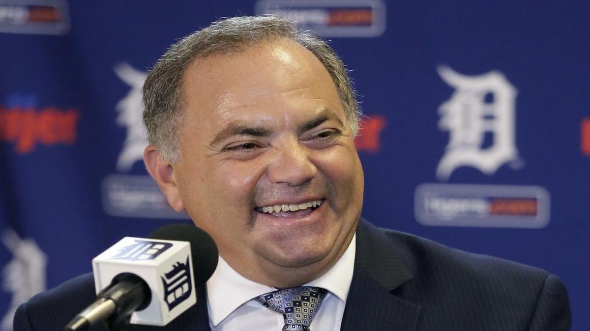
Al Avila sonríe durante la conferencia de prensa donde fue anunciado como el nuevo gerente general de los Tigres de Detroit, en sustitución de Dave Dombrowski, el martes 4 de agosto del 2015.
