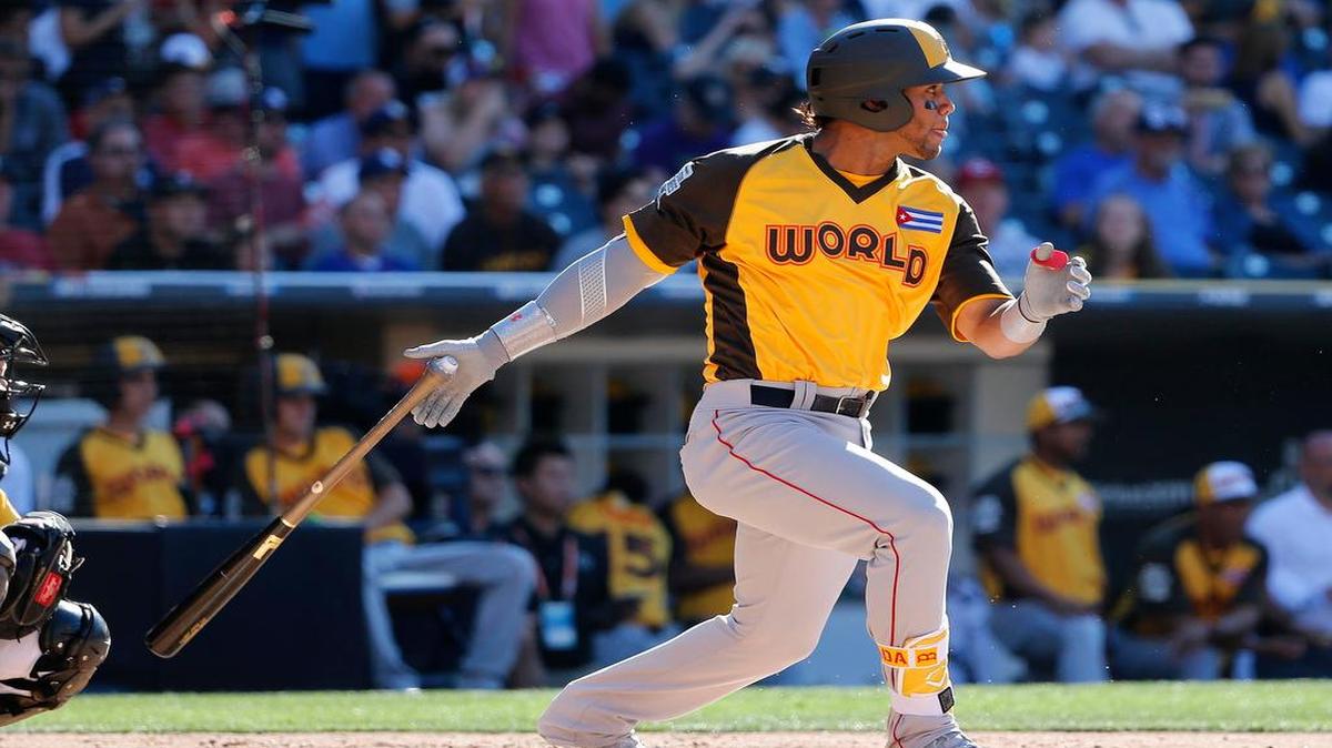 EL PROSPECTO cubano Yoan Moncada en el Juego de las Futuras Estrellas en julio del 2016, en San Diego.