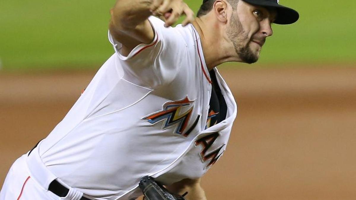 
JARRED COSART en su actuación del jueves con los Miami Marlins frente a Filadelfia.
