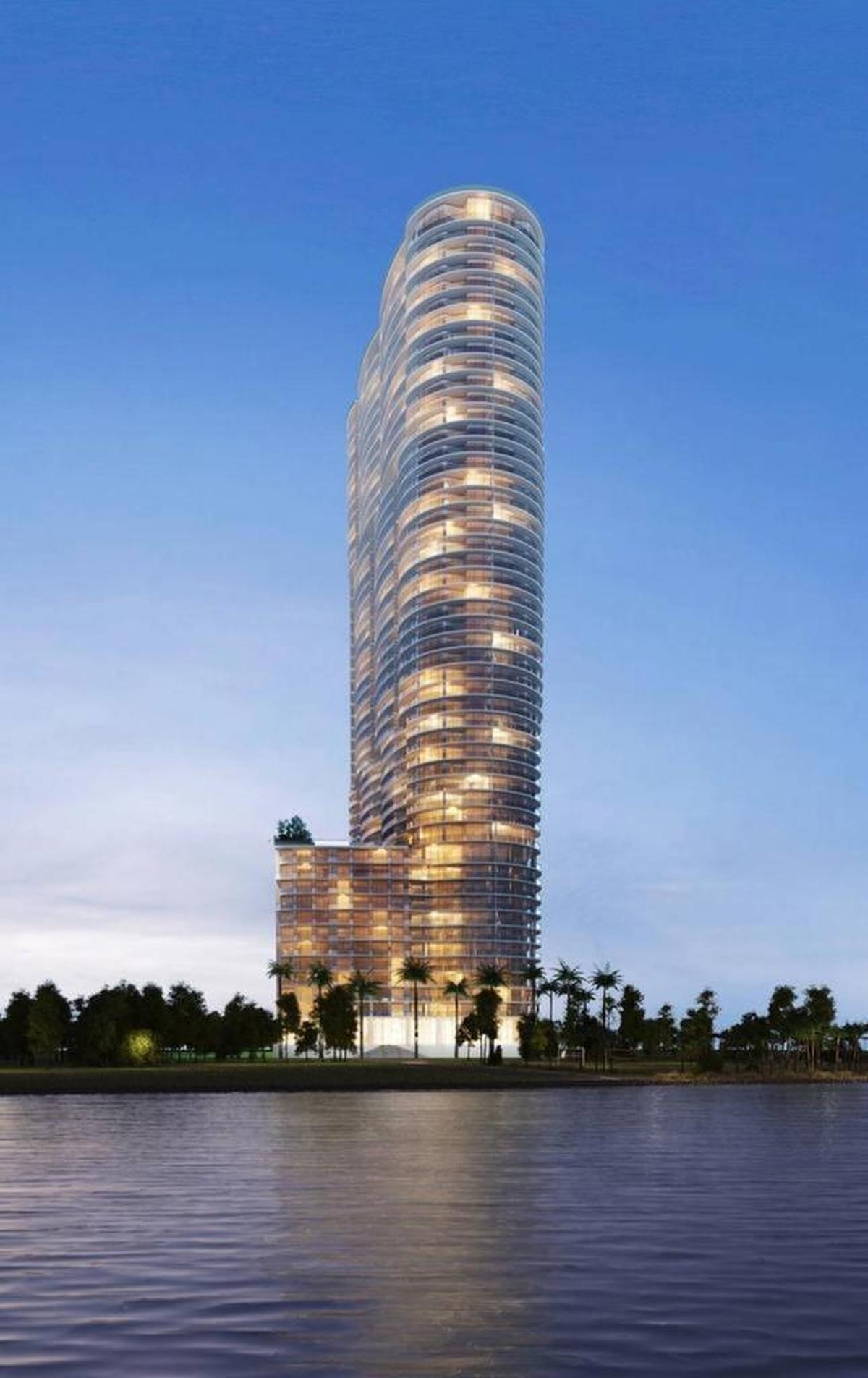 CONDOMINIO ARIA on the Bay, que debe ser terminado para fines del 217.