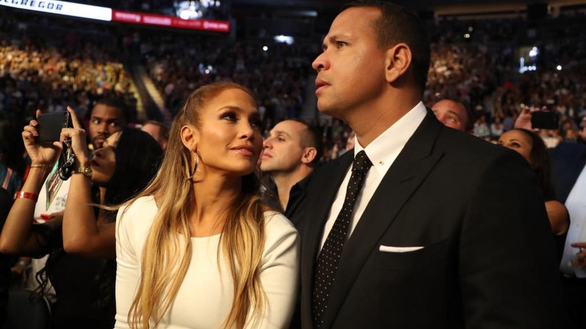 Jennifer López and Alex Rodríguez