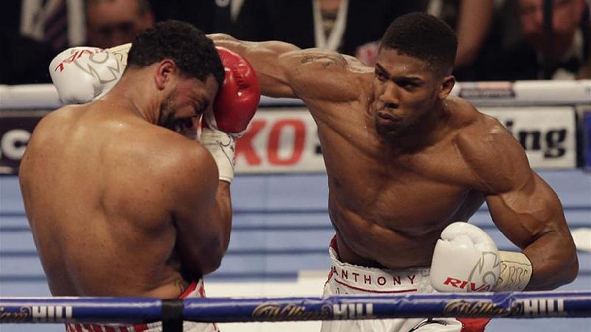 ANTHONY JOSHUA fue demasiado para Dominic Breazale en su salida previa.