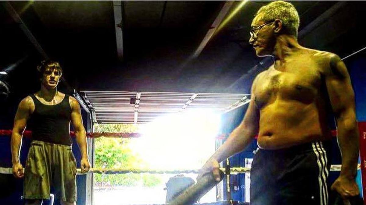 JORGE RUBIO y Martin Larsen durante un entrenamiento en Miami.
