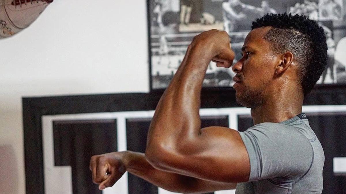 LEDUÁN BARTHELEMY vive comprometido con el gimnasio para lograr sus metas.
