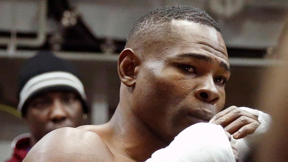 GUILLERMO RIGONDEAUX durante un entrenamiento celebrado el 7 de diciembre en Nueva York.