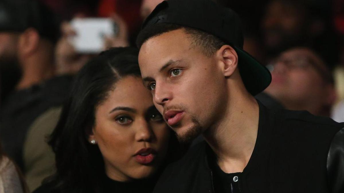 Ayesha and Stephen Curry