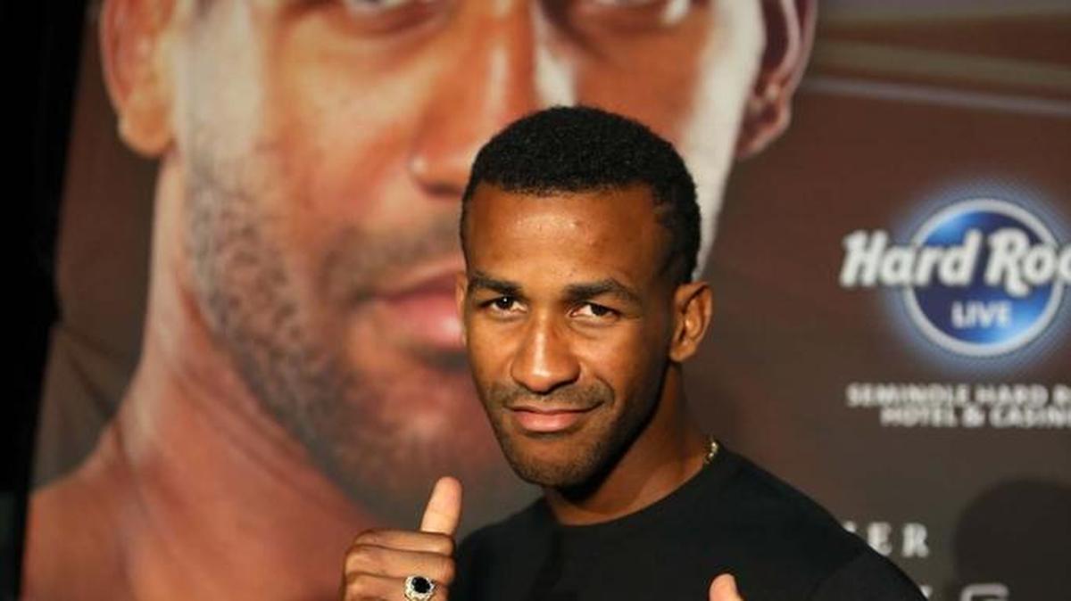 RANCES BARTHELEMY durante la conferencia de prensa celebrada el 1 de junio en el Seminole Hard Rock Hotel & Casino.