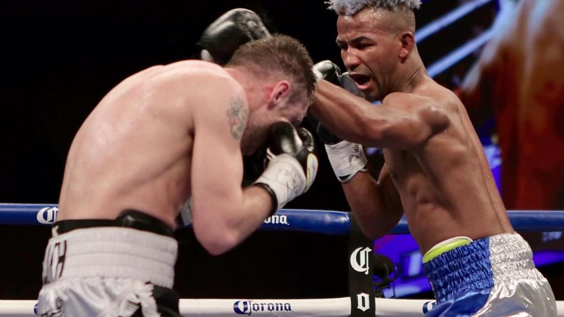 RANCES BARTHELEMY conecta contra Kiryl Relikh el sábado, 20 de mayo del 2017.