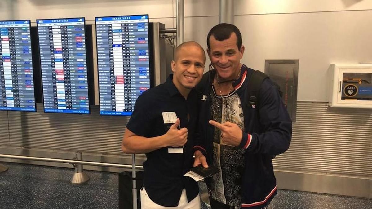 JORGE ROMERO partió a Colombia junto al entrenador Franco González.