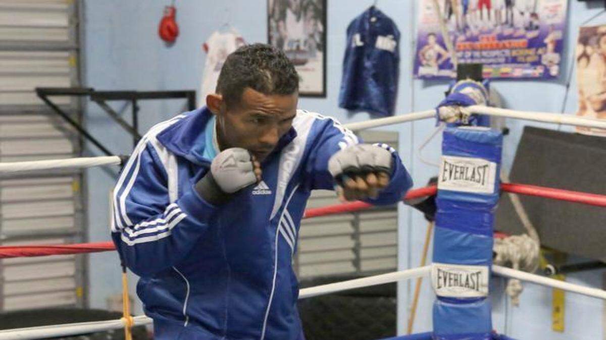 
EL VENEZOLANO Ismael Barroso entrena el lunes 1 de diciembre del 2014 en Miami.
