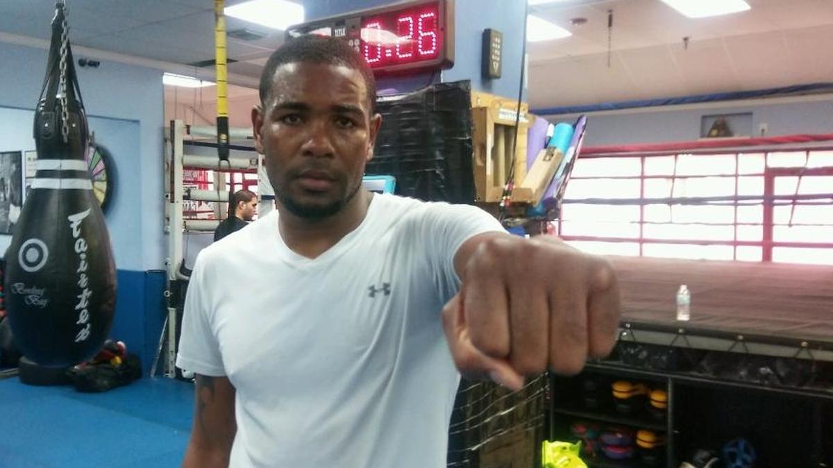 YUNIER DORTICOS ha entrenado durante semanas en Miami para su pelea del 3 de febrero.