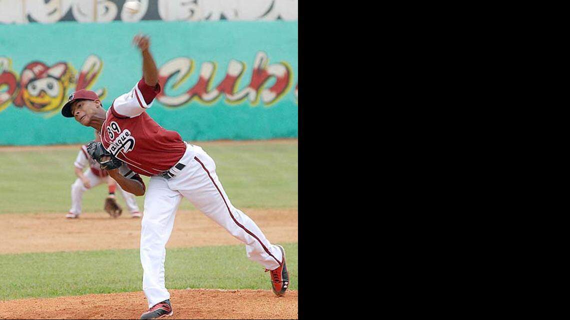 
ARIEL MIRANDA era uno de los mejores lanzadores de la pelota cubana con el equipo de Mayabeque.
