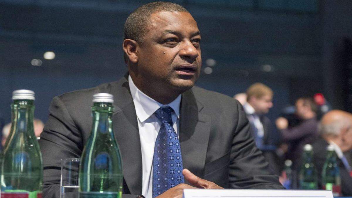 
El ex presidente de la CONCACAF y de la Asociación de Fútbol de las Islas Caimán, Jeffrey Webb, durante una reunión de la UEFA en Austria, el 24 de marzo.
