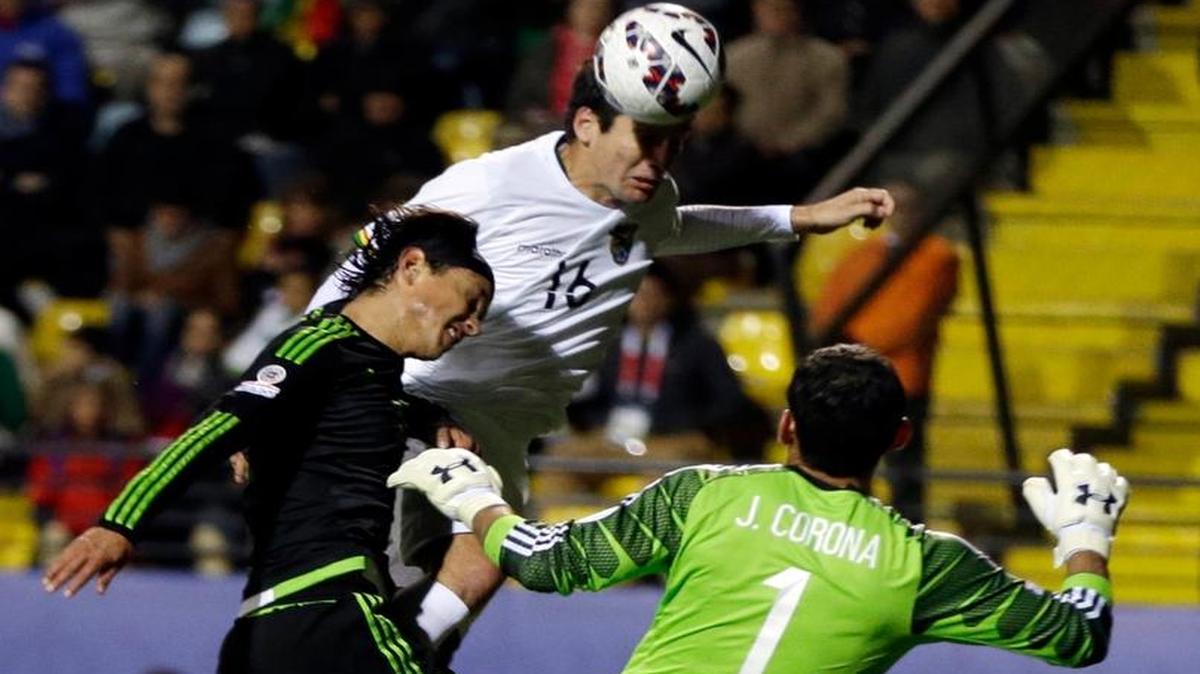 El arquero de Jesús Corona (1) en la Copa América del 2015 contra Bolivia, el 12 de junio pasado.