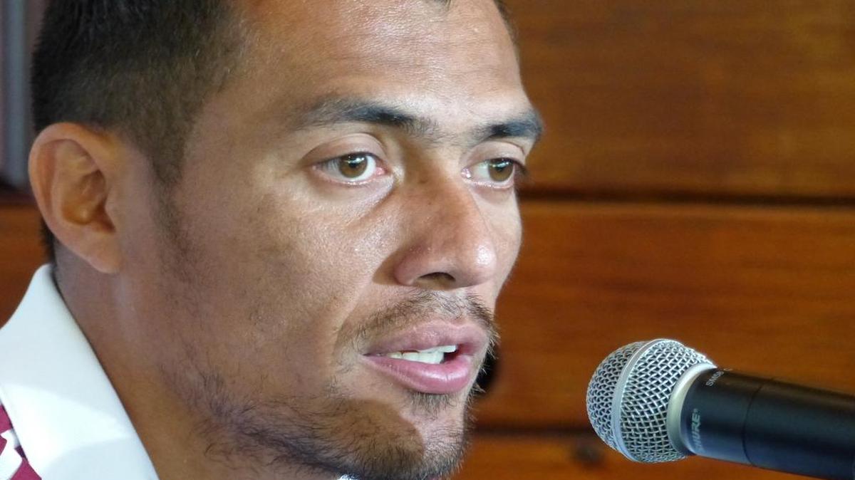Juan Arango cuando llegó al sur de la Florida con la selección de Venezuela, el 30 de marzo del 2015.
