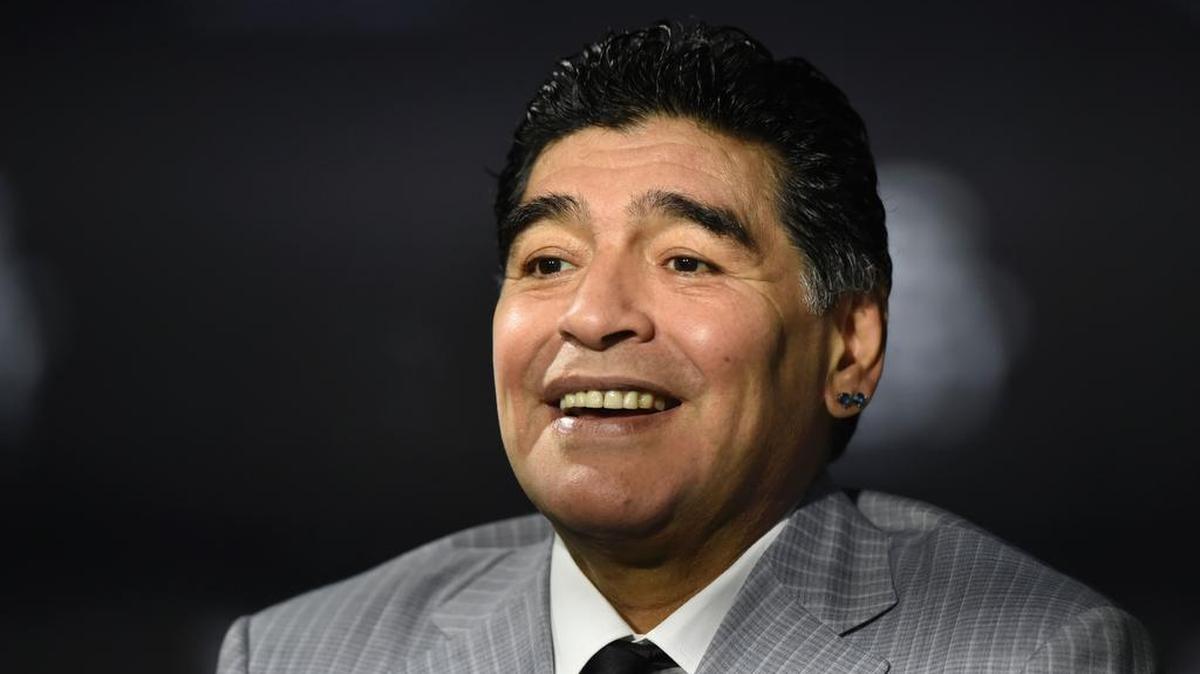 El legendario ex futbolista Diego Maradona.