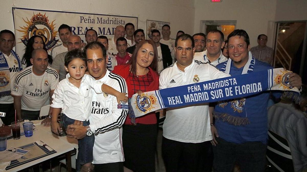 
LOS MIEMBROS de la Peña Madridista del Sur de la Florida en foto del 17 de octubre del 2014.
