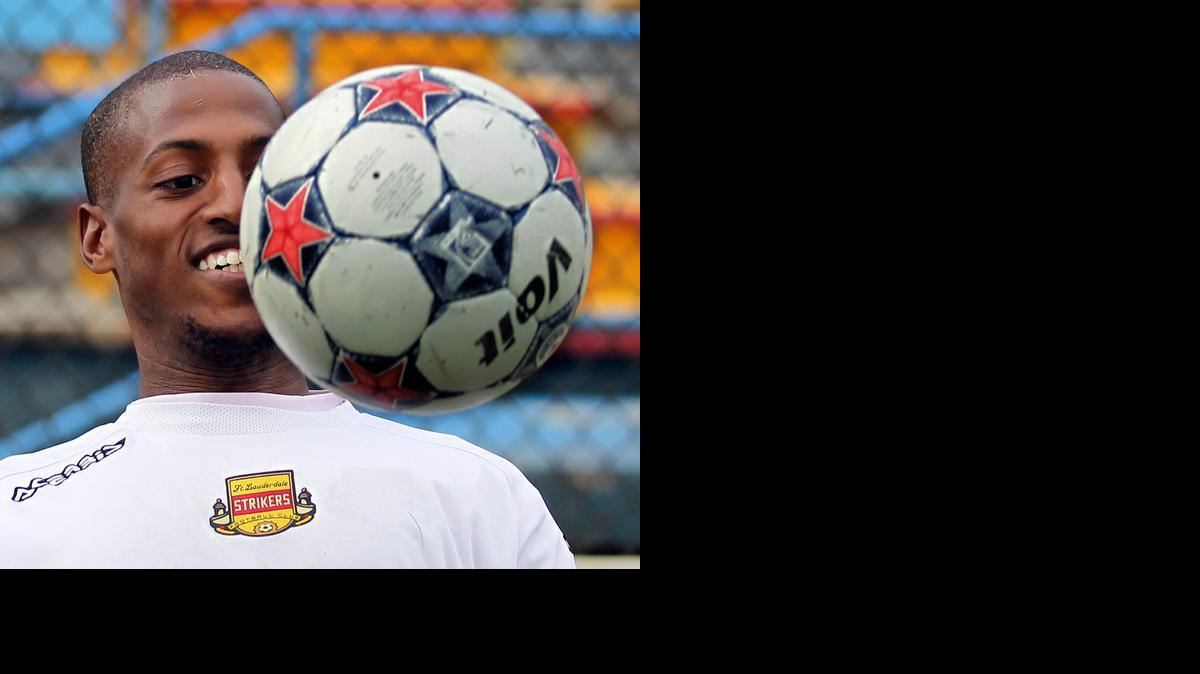 
Fabrice "Fafa'' Picault, goleador de los Strikers que el sábado reciben al Fury en Fort Lauderdasle.
