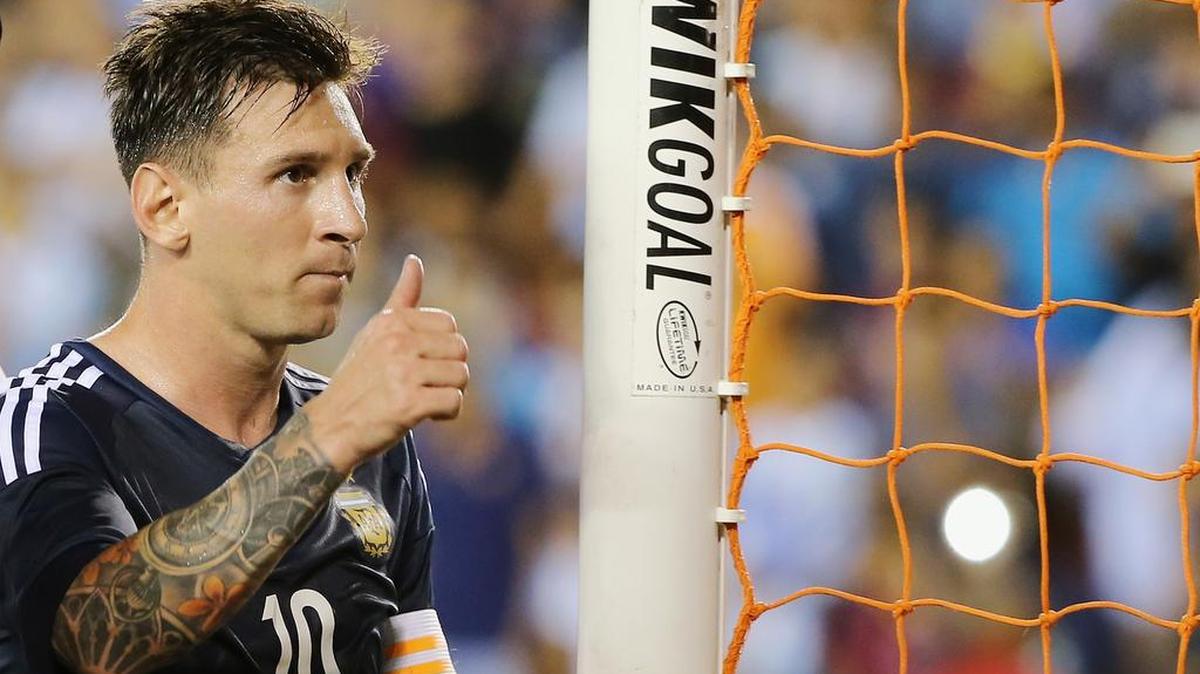 
Lionel Messi durante un juego amistoso contra Bolivia, el 4 de septiembre en Houston, Texas. 
