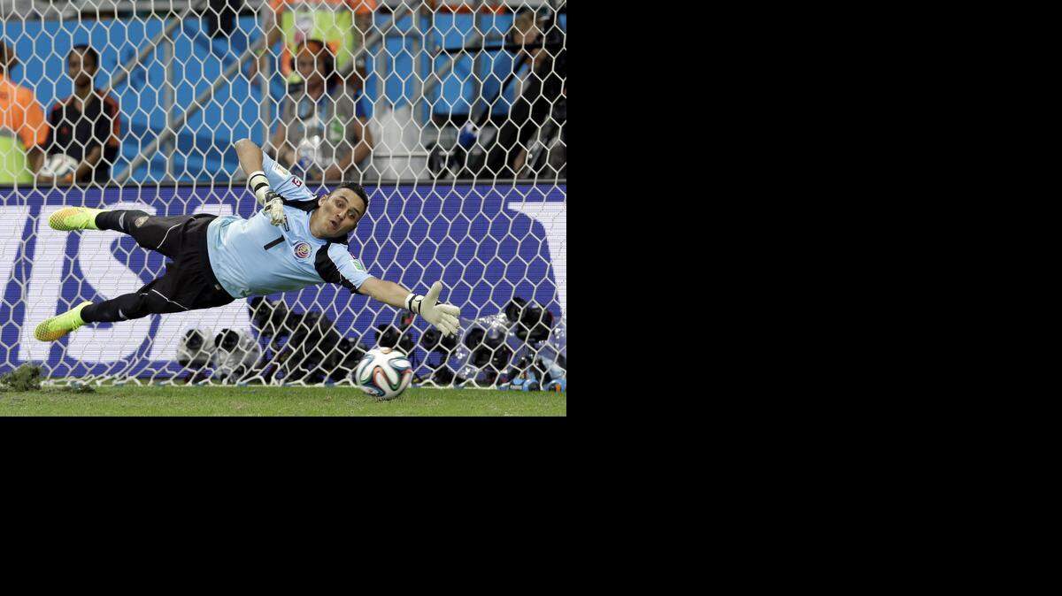 
Keylor Navas, arquero de Costa Rica. Los ticos figuran en el lugar número uno en la CONCACAF.
