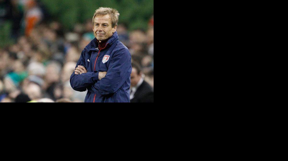 
Jurgen Klinsmann en el amistoso contra República de Irlanda, en noviembre.
