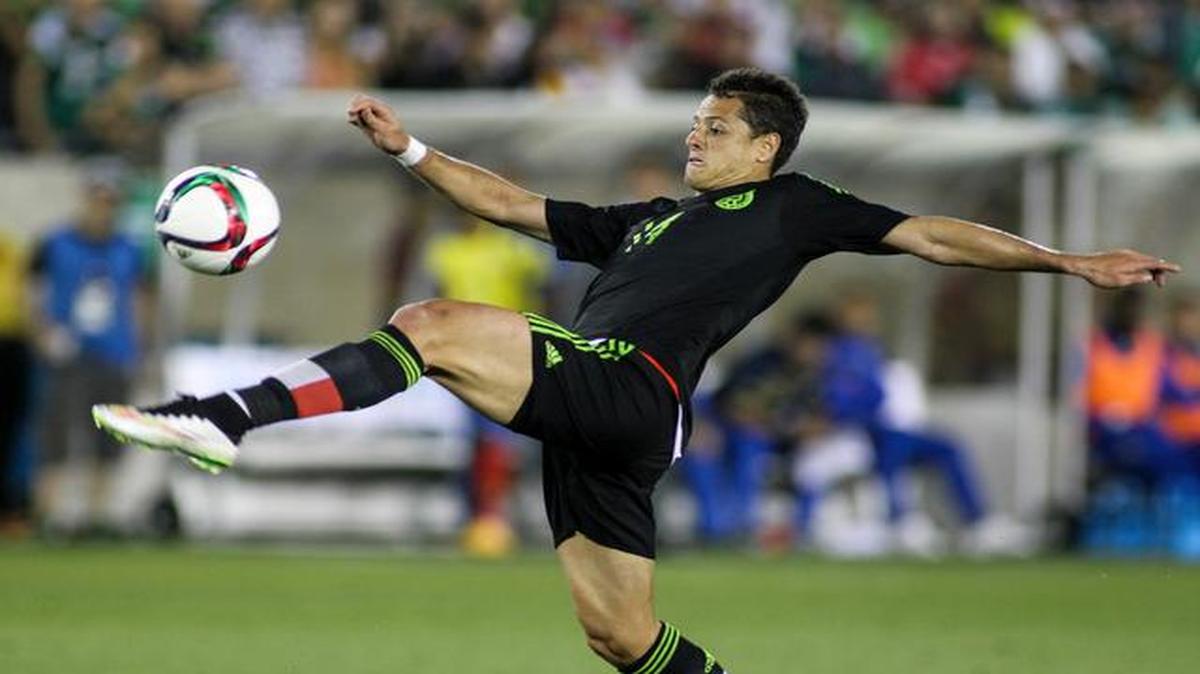 <cutline_leadin>El delantero </cutline_leadin>del once de México Javier Hernández anotó el gol del triunfo 1-0 ante Ecuador el sábado.<252><252>