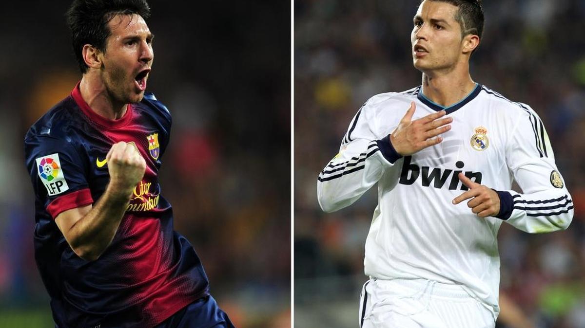 Lionel Messi (izq.) es la estrella del Barcelona y Cristiano Ronaldo la máxima figura del Real Madrid.