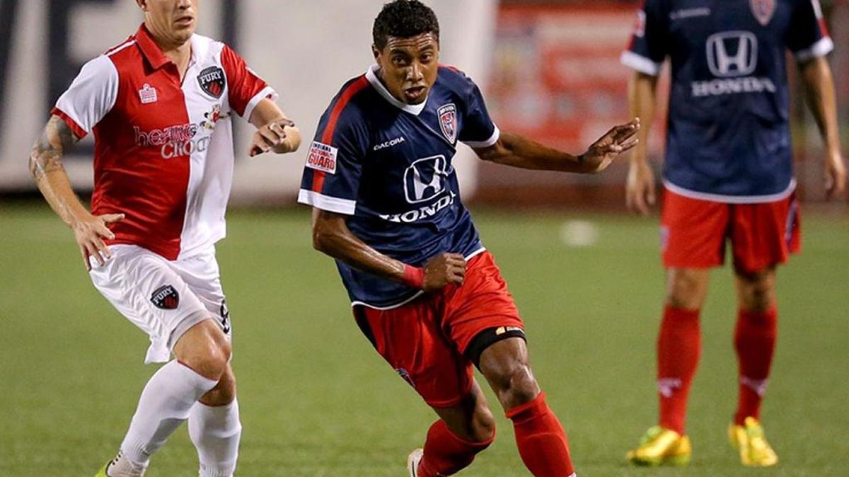 El brasileño Kleberson con la camiseta del Indy Eleven, equipo con el que jugó las pasadas dos temporadas.