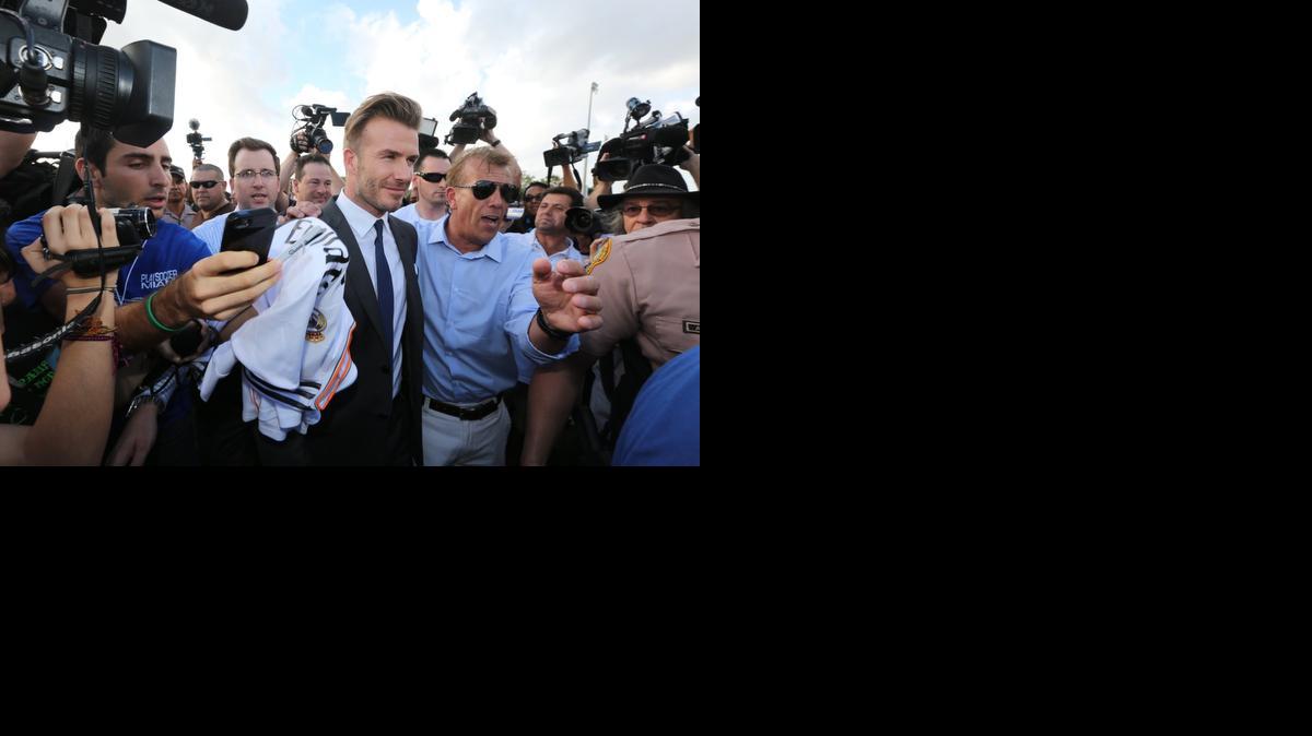 
David Beckham causó revuelo en febrero pasado cuando anunció una franquicia de la MLS en Miami.

