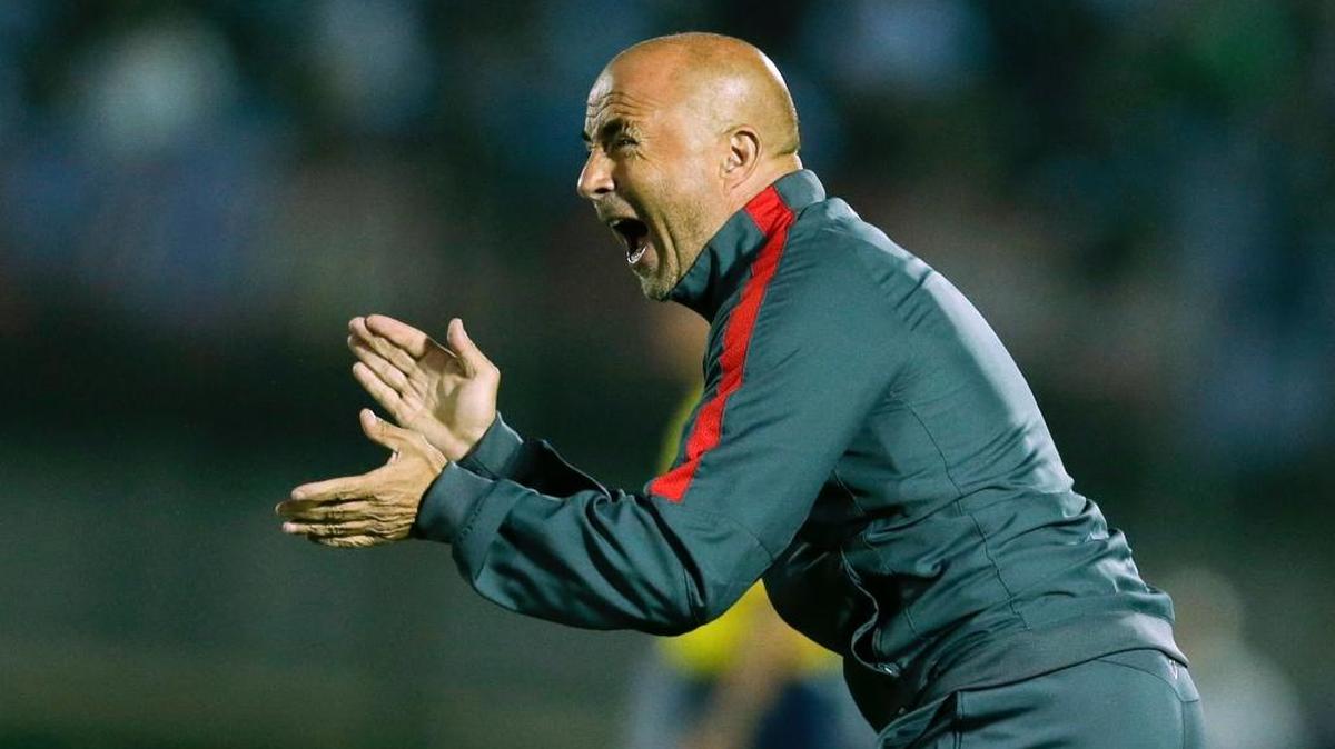 El entrenador argentino Jorge Sampaoli tomó las riendas del Sevilla, que jugará dos partidos en Florida, Estados Unidos.